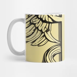 Caduceus Pastel Yellow Shadow Silhouette Anime Style Collection No. 206 Mug